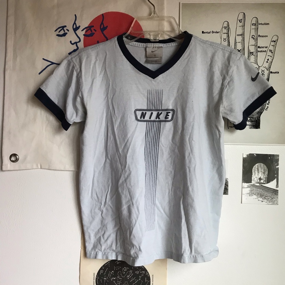 Light blue vintage nike T-shirt